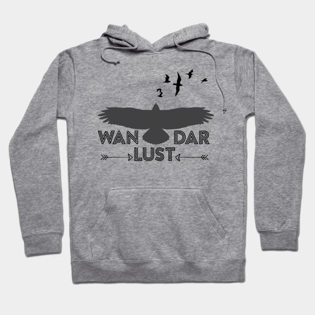 Wanderlust - Eagle Hoodie by Leela